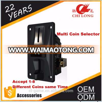 Vending Machine Coin Accepter Electronic Multi Coin Selecter for 8 coins